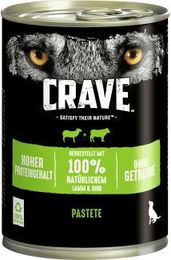 Crave Hundefutter Adult Pastete mit Lamm und Rind getreidefrei 6x400g - 6 x 400 g – Bild 1 von 8