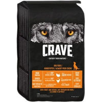 Produktbild von Crave Hundefutter Adult Truthahn und Huhn Getreidefrei 2x11,5 kg - 2 x 11,5 kg
