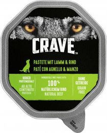 Crave Hundefutter Pastete Lamm und Rind Adult Getreidefrei 14 x 150 g - 14 x 150 g – Bild 1 von 6