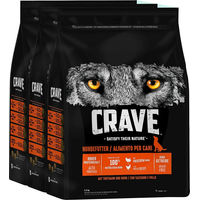 Produktbild von Crave Hundefutter Trockenfutter Adult Truthahn & Huhn 3 x 2,8kg