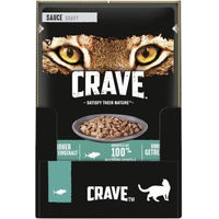 Produktbild von Crave Katzen Nassfutter Adult Thunfisch in Soße getreidefrei mit hohem Fleischanteil 28 x 85g - 28 x 85 g