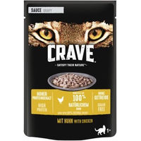 Produktbild von Crave Katzen Nassfutter Huhn in Soße, getreidefrei mit hohem Fleischanteil für Adult, 28 x 85g - 28 x 85 g