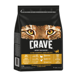 Crave Katzentrockenfutter Truthahn und Huhn getreidefrei Adult 2,8 kg - 3 x 2,8 kg – Bild 1 von 7