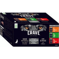 Produktbild von Crave Multipack Pastete verschiedene Sorten für erwachsene Katzen getreidefrei 2x6x400g - 12 x 400 g
