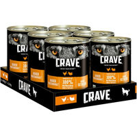 Produktbild von Crave Nassfutter für erwachsene Katzen Huhn und Truthahn getreidefrei 12x400g - 12 x 400 g
