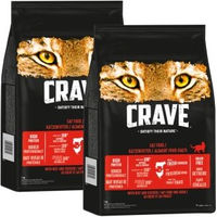 Produktbild von Crave Trockenfutter für erwachsene Katzen mit Rind und Huhn getreidefrei 2x7 kg - 2 x 7 kg