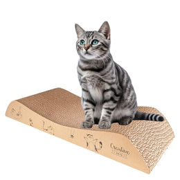 Creative Pets Katzen Kratzbrett aus Kratzpappe in Beige und Natur für alle Altersstufen – Bild 1 von 7