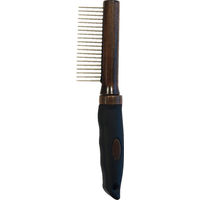 Produktbild von Croci Barbershop Kamm aus Edelstahl für Hunde und Katzen mit mittlerer Zahnung für mittelkurzes Haar - 1 Stk.