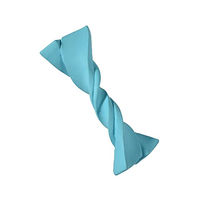 Produktbild von Croci Bürste Gioco Gomma Twist M Blau für kleine Hunde zur Fellpflege