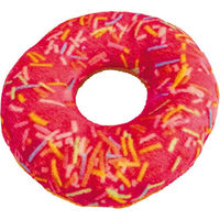 Produktbild von Croci Catnip-Spielzeug Street Donut Rosa Bunt aus Polyester für Katzen - 1 Stk.