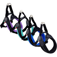 Produktbild von Croci Easy Fit Hundegeschirr aus Mesh Stoff verstellbar Blau Größe 1