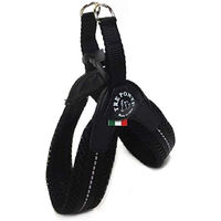 Produktbild von Croci Easy Fit Soft Mesh Sportgeschirr für Hunde mit Click-Verschluss Schwarz Größe 1,5