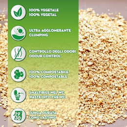 Croci Eco Clean Katzenstreu biologisch abbaubar klumpend 10 L - 10 l – Bild 1 von 10