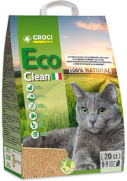 Produktbild von Croci Eco Clean Katzenstreu unparfümiert Pflanzenstreu 20 l (ca. 8,2 kg) - 20 l