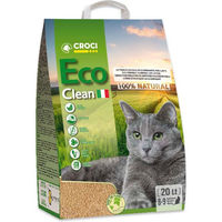 Produktbild von Croci Eco Clean Katzenstreu unparfümiert Pflanzenstreu 20 l (ca. 8,2 kg) - 20 l
