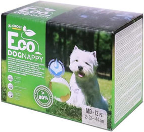 Croci Eco Hundewindeln biologisch abbaubar Größe M 12 Stück – Bild 1 von 7