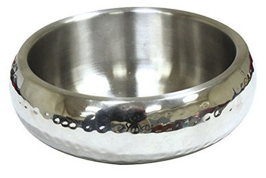 Produktbild von Croci Edelstahl Futternapf für Hunde 800 ml Silber - 0,8 l