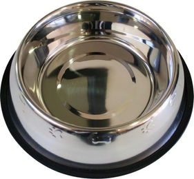 Croci Futternapf aus Edelstahl für Hunde 950 ml Silber - 0,95 l – Bild 1 von 2