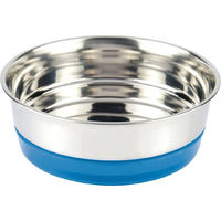 Produktbild von Croci Futternapf aus Edelstahl in Fluo Blau 200 ml - 200 ml