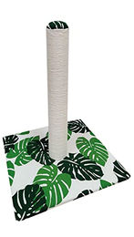 Croci Green Leaves High Kratzbaum für Katzen Adult 62 cm hoch mit Sisal Grün – Bild 1 von 2