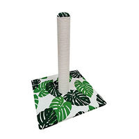 Produktbild von Croci Green Leaves High Kratzbaum für Katzen Adult 62 cm hoch mit Sisal Grün
