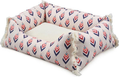 Produktbild von Croci Hundebett Cuzco bunt weiß 50x35 cm