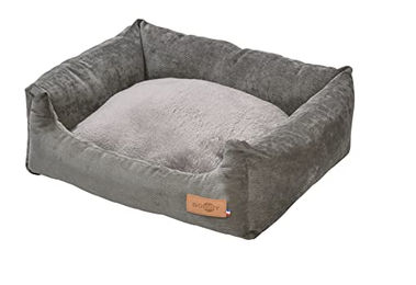 Croci Hundebett und Katzenbett aus Polyester in Grau – Bild 1 von 4