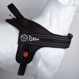 Croci Hundegeschirr Linea Flash Schwarz Nylon Größe XXL für große Rassen – Bild 1 von 2