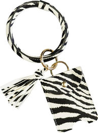 Produktbild von Croci Hundekotbeutelspender Hula Hoop Zebra Bunt 8 x 5 cm