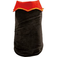 Produktbild von Croci Hundemantel Fright Dracula Plüsch Schwarz Rot Gold 40 cm