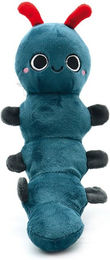 Produktbild von Croci Hundespielzeug Halloween Squeaky Raupe aus Plüsch in Blau und Schwarz