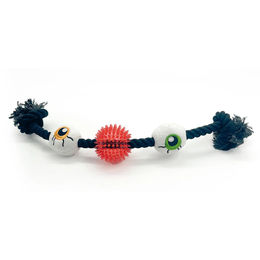 Produktbild von Croci Hundespielzeug Halloween Squeaky Seil in Bunt