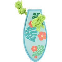 Produktbild von Croci Hundespielzeug Plush Board aus Plüsch in Türkis 20 cm
