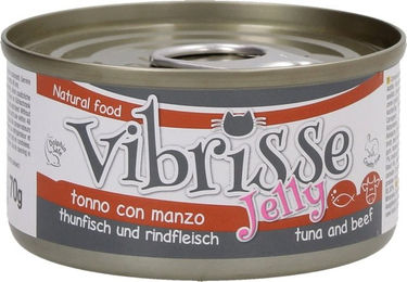 Produktbild von Croci Katzen Nassfutter Jelly mit Thunfisch und Rindfleisch 70 g