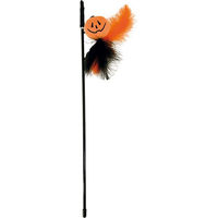 Produktbild von Croci Katzenangel Halloween Schreckenkürbis 40 cm Orange Schwarz