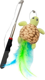 Croci Katzenangel Turtle aus Plüsch in Bunt 23-84 cm – Bild 1 von 2