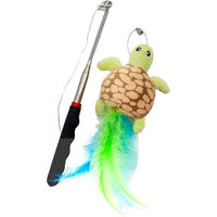 Produktbild von Croci Katzenangel Turtle aus Plüsch in Bunt 23-84 cm
