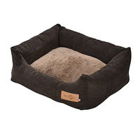 Produktbild von Croci Katzenbett und Hundebett aus Polyester in Braun und Bunt
