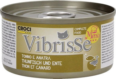 Croci Katzenfutter Nassfutter Paté Thunfisch und Ente für alle Altersstufen 24 Dosen à 70 g - 24 x 70 g – Bild 1 von 5