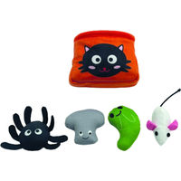 Produktbild von Croci Katzenspielzeug Scary Insect Bucket 1 Set