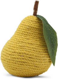 Produktbild von Croci Katzenspielzeug Veggie Birne aus Sisal in Grün und Gelb 12 cm