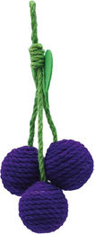 Produktbild von Croci Katzenspielzeug Veggie Traube aus Sisal in Grün und Lila 20 cm