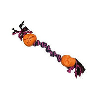 Produktbild von Croci Kauspielzeug Kürbisknochen aus Baumwolle Orange 38 cm zur Zahnpflege - 38 cm