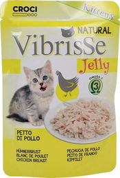 Croci Kitten Nassfutter Huhn in Gelee ohne Konservierungsstoffe 70 g Beutel - 18 x 70 g – Bild 1 von 5