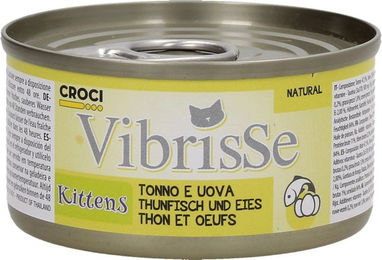 Produktbild von Croci Kitten Nassfutter Thunfisch und Eier ohne Konservierungsstoffe 70 g