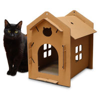 Produktbild von Croci Kratzbaum aus Pappe für Katzen in Braun mit geschlossener Box