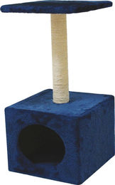 Produktbild von Croci Kratzbaum Hamburg für Katzen aus Sisal in Blau 30x30x60cm