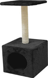 Produktbild von Croci Kratzbaum Hamburg für Katzen aus Sisal in Schwarz 30x30x60cm