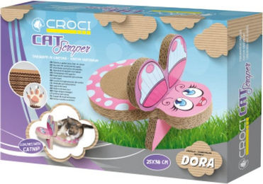 Croci Kratzpappe Dora Kratzbrett für Katzen bunt 25x38x20cm - 1 Stk. – Bild 1 von 2