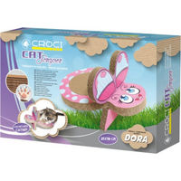 Produktbild von Croci Kratzpappe Dora Kratzbrett für Katzen bunt 25x38x20cm - 1 Stk.